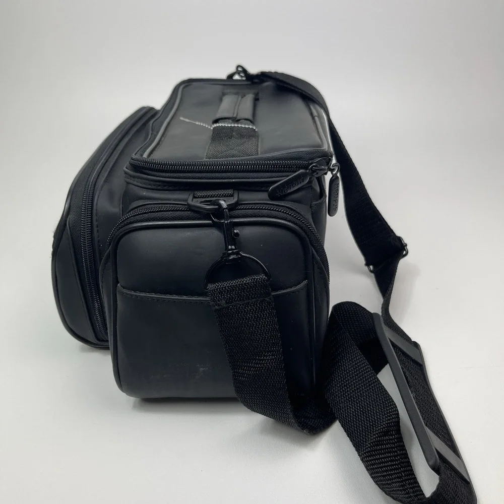 Motion‎ Systems Camera Camcorder Faux Leather Carrying Case Bag Padded Pockets